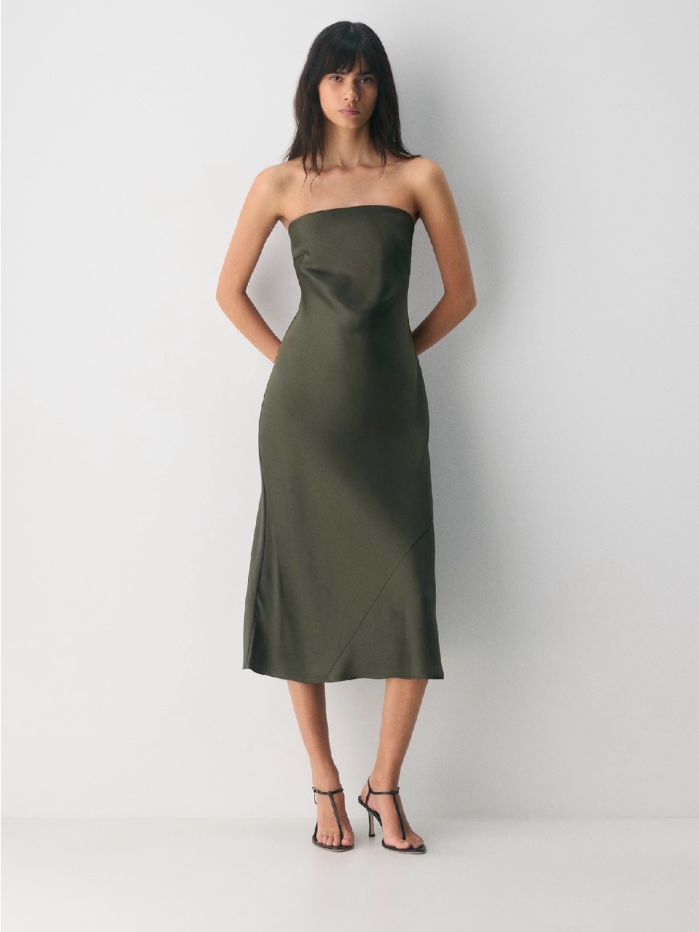 Aritzia Charmaine Satin Dress